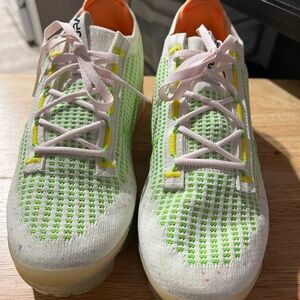 Nike White Green Pink Athletic Shoes